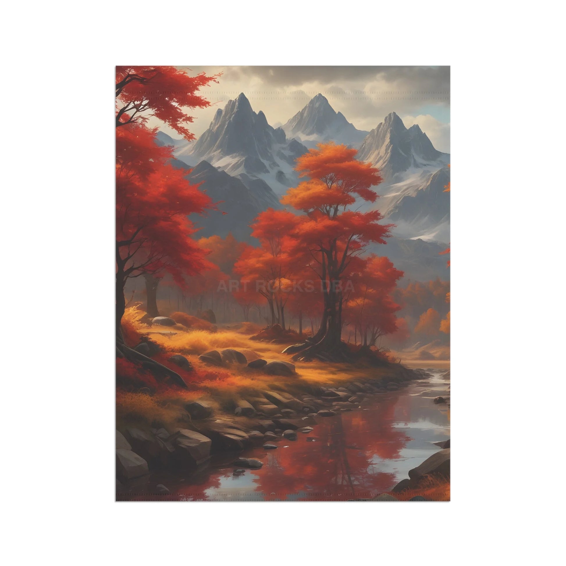 Fall In The Mountains Garden Banner Fall Decor for Home Seasonal Yard Flag Outdoor Decoration Nature-Inspired Garden