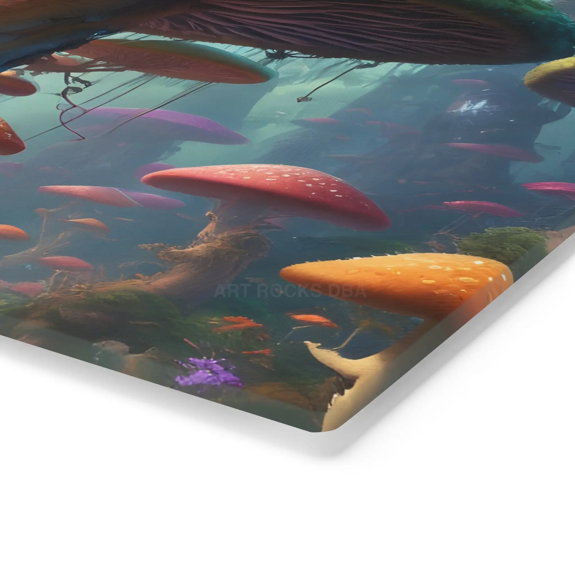 Fantasy Mushroom Forest Cutting Board — Whimsical Woodland Kitchen Decor - Home Decor