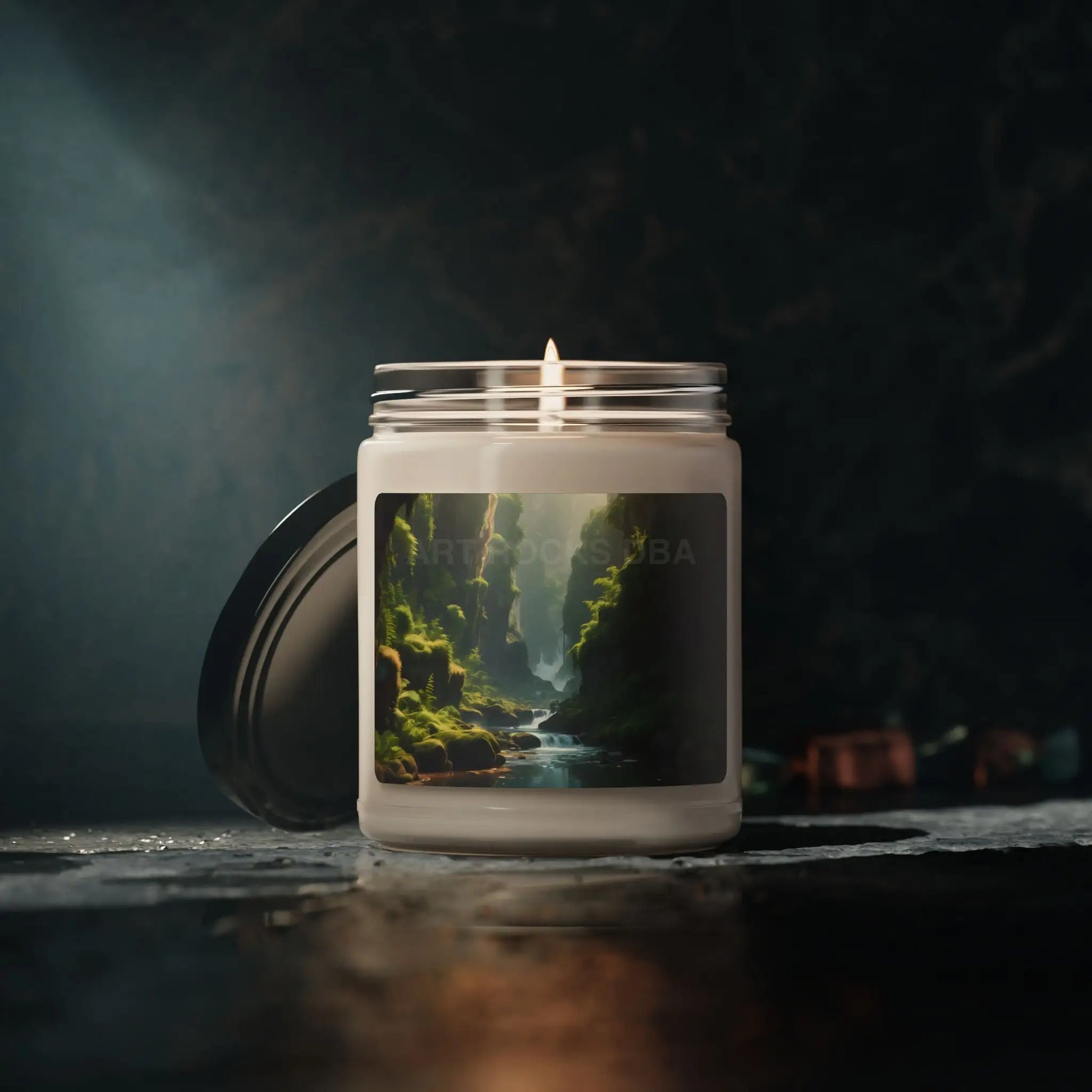 Fern Filled Canyon Scented Soy Candle Aromatherapy Candle Eco-Friendly Home Decor Gift for Nature Lovers Relaxation
