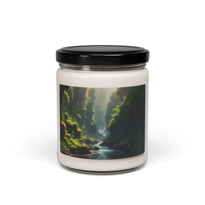 Fern Filled Canyon Scented Soy Candle Aromatherapy Candle Eco-Friendly Home Decor Gift for Nature Lovers Relaxation