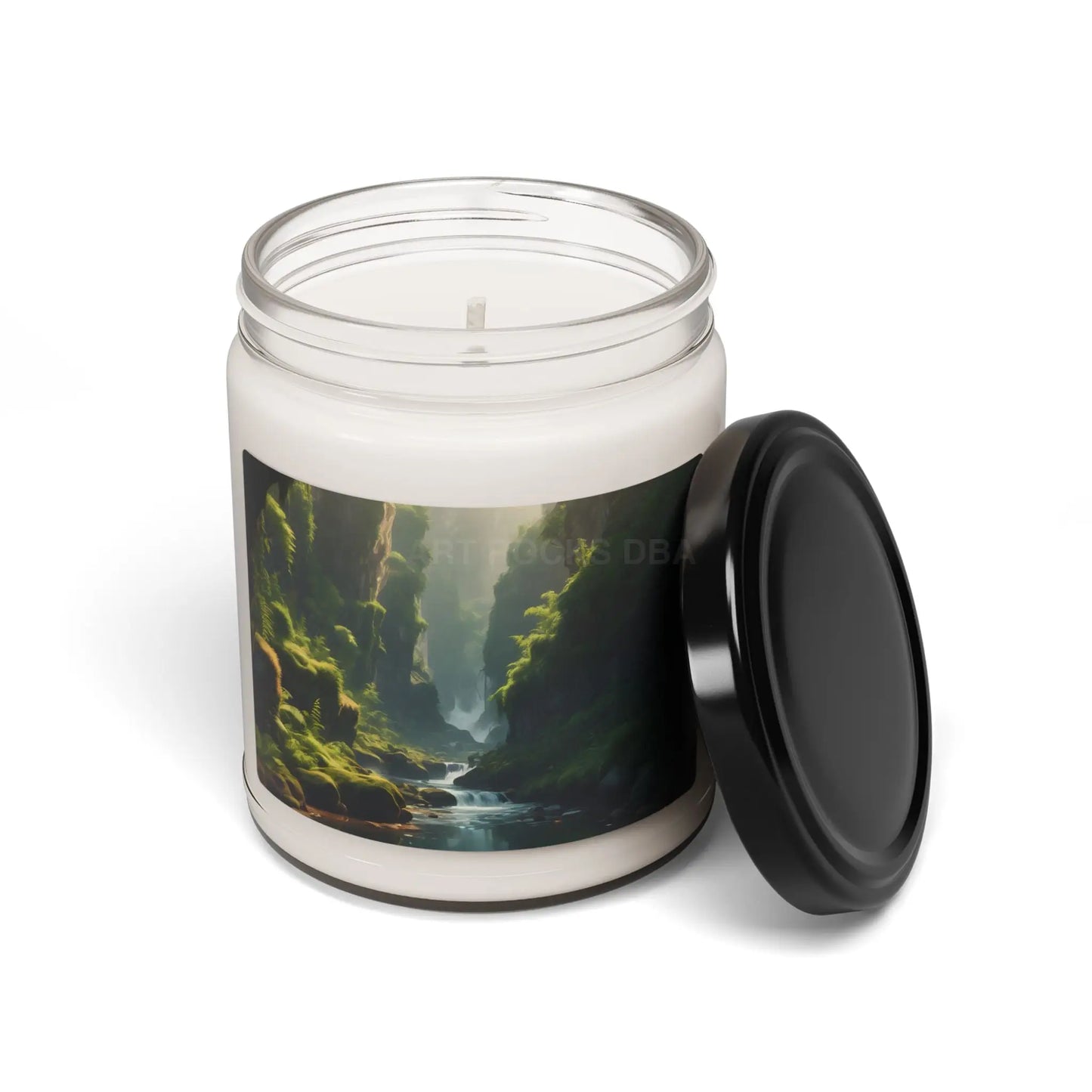 Fern Filled Canyon Scented Soy Candle Aromatherapy Candle Eco-Friendly Home Decor Gift for Nature Lovers Relaxation