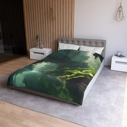 Fern Jungle Microfiber Duvet Cover Jungle Aesthetic Bedding Eco-friendly Bedroom Decor Tropical Home Textile Gift