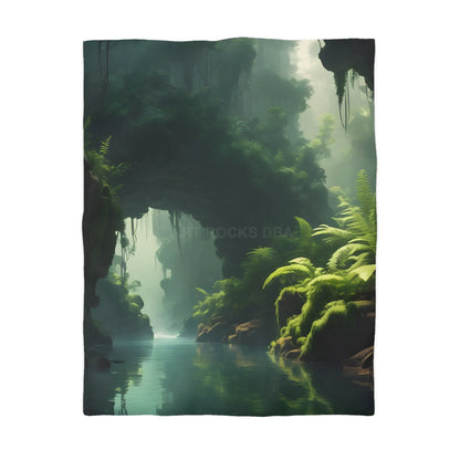 Fern Jungle Microfiber Duvet Cover Jungle Aesthetic Bedding Eco-friendly Bedroom Decor Tropical Home Textile Gift