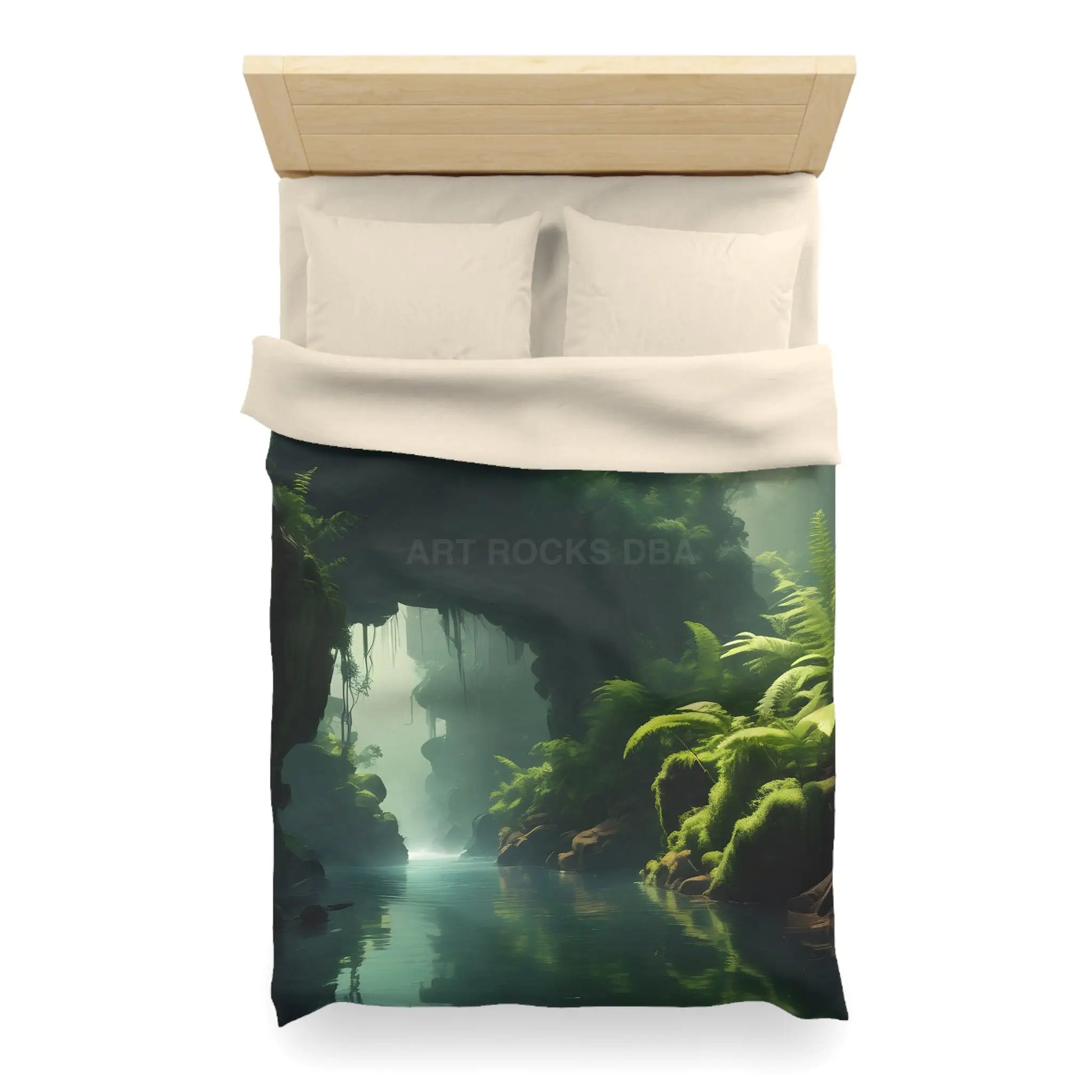 Fern Jungle Microfiber Duvet Cover Jungle Aesthetic Bedding Eco-friendly Bedroom Decor Tropical Home Textile Gift