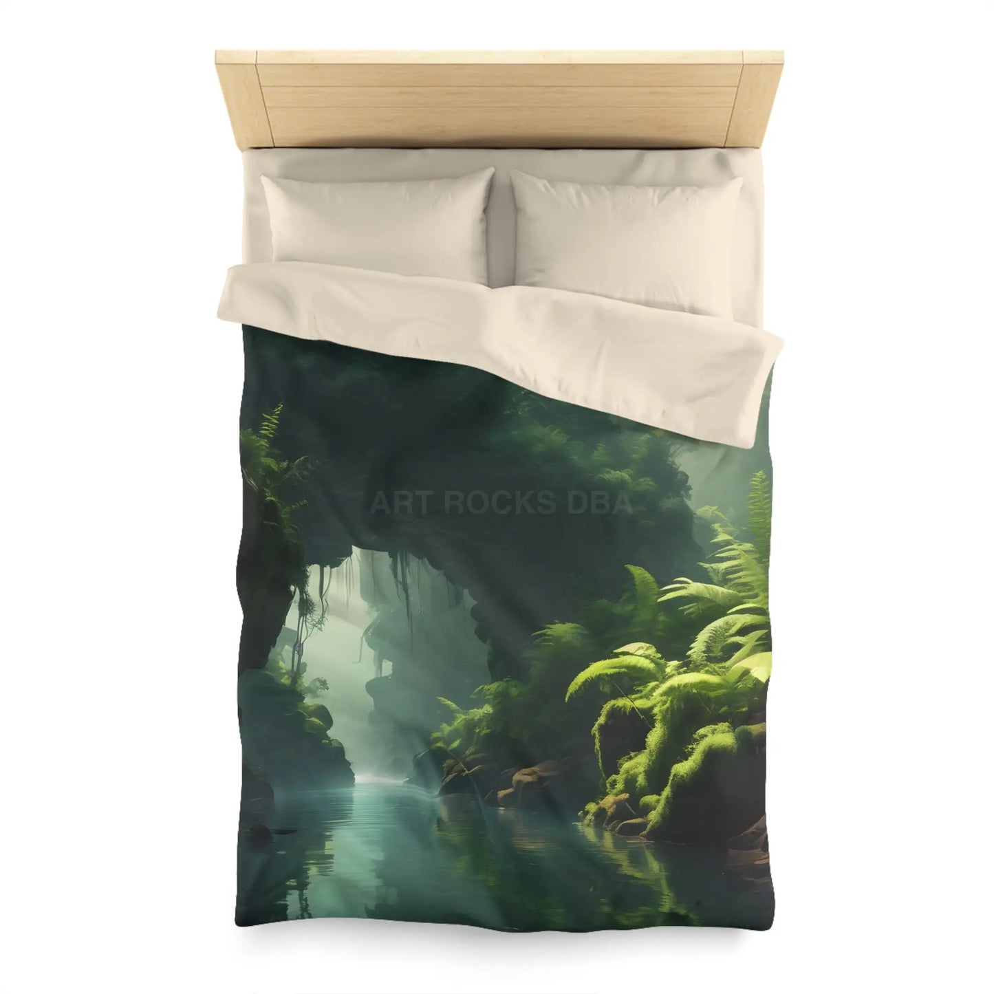 Fern Jungle Microfiber Duvet Cover Jungle Aesthetic Bedding Eco-friendly Bedroom Decor Tropical Home Textile Gift