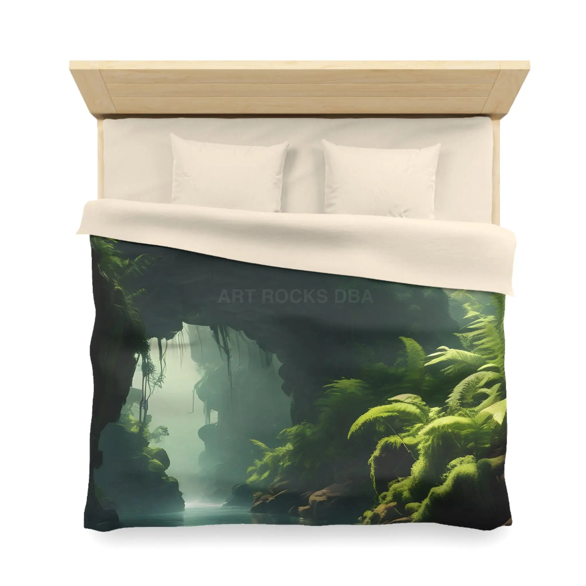 Fern Jungle Microfiber Duvet Cover Jungle Aesthetic Bedding Eco-friendly Bedroom Decor Tropical Home Textile Gift