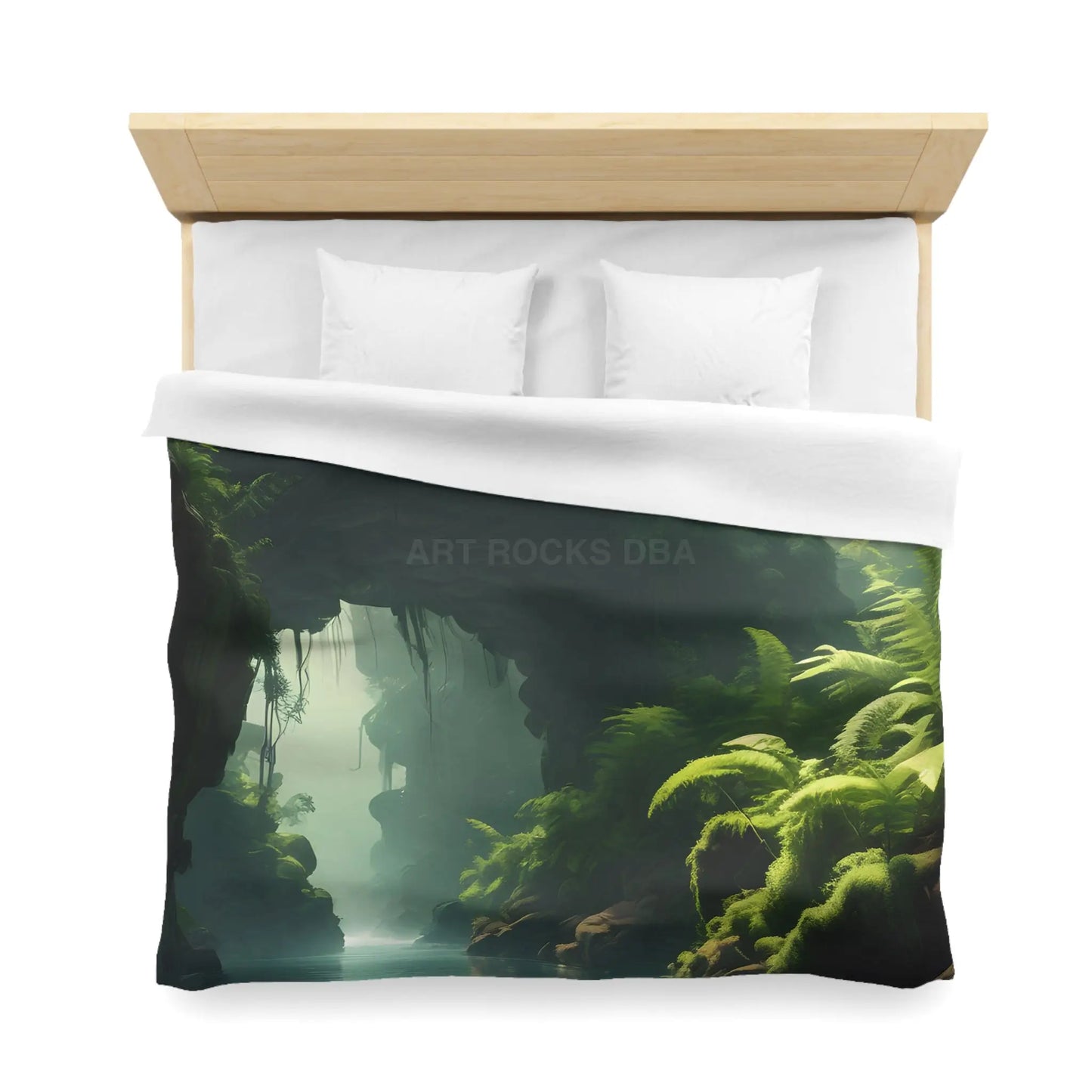 Fern Jungle Microfiber Duvet Cover Jungle Aesthetic Bedding Eco-friendly Bedroom Decor Tropical Home Textile Gift