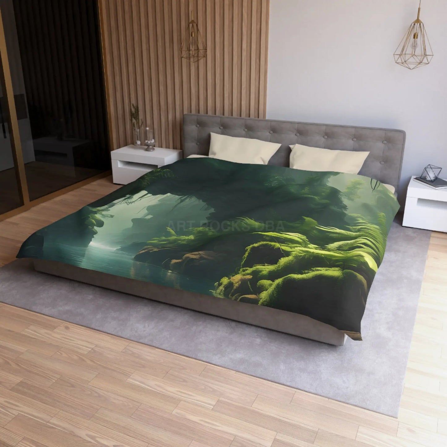 Fern Jungle Microfiber Duvet Cover Jungle Aesthetic Bedding Eco-friendly Bedroom Decor Tropical Home Textile Gift