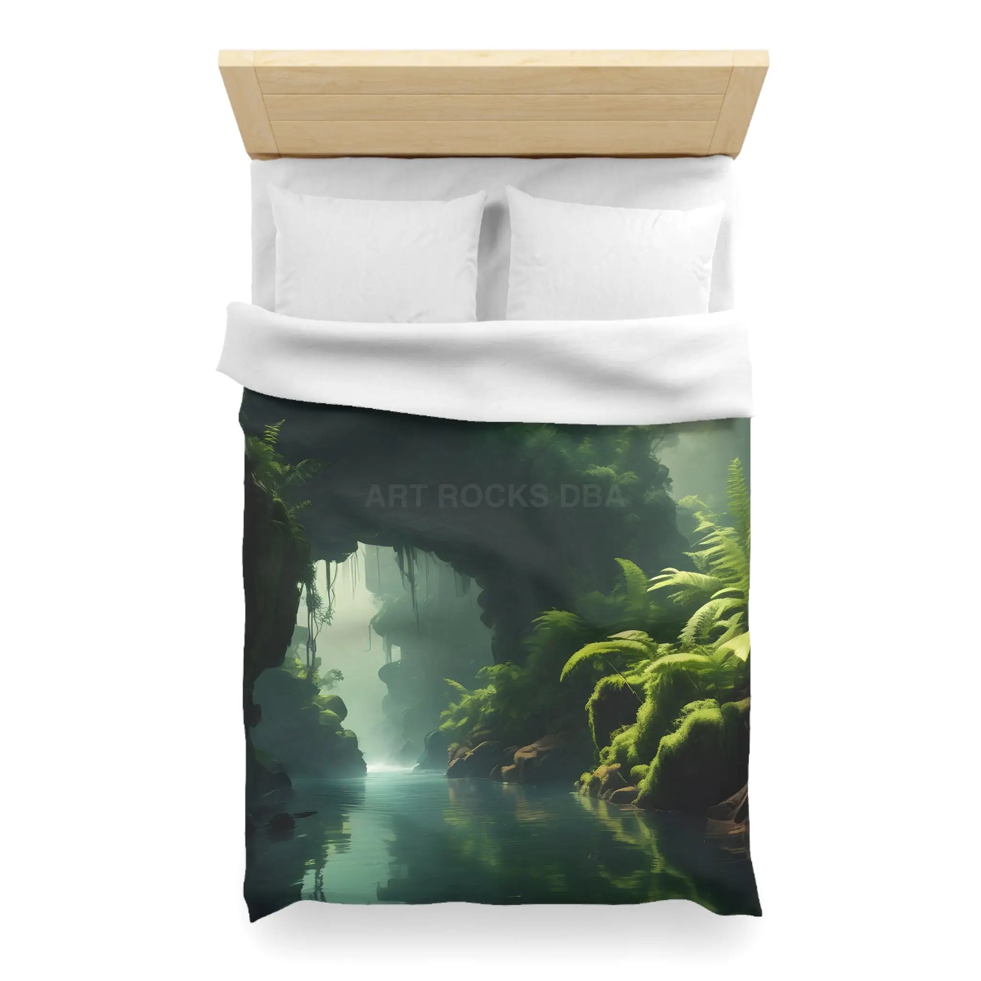 Fern Jungle Microfiber Duvet Cover Jungle Aesthetic Bedding Eco-friendly Bedroom Decor Tropical Home Textile Gift