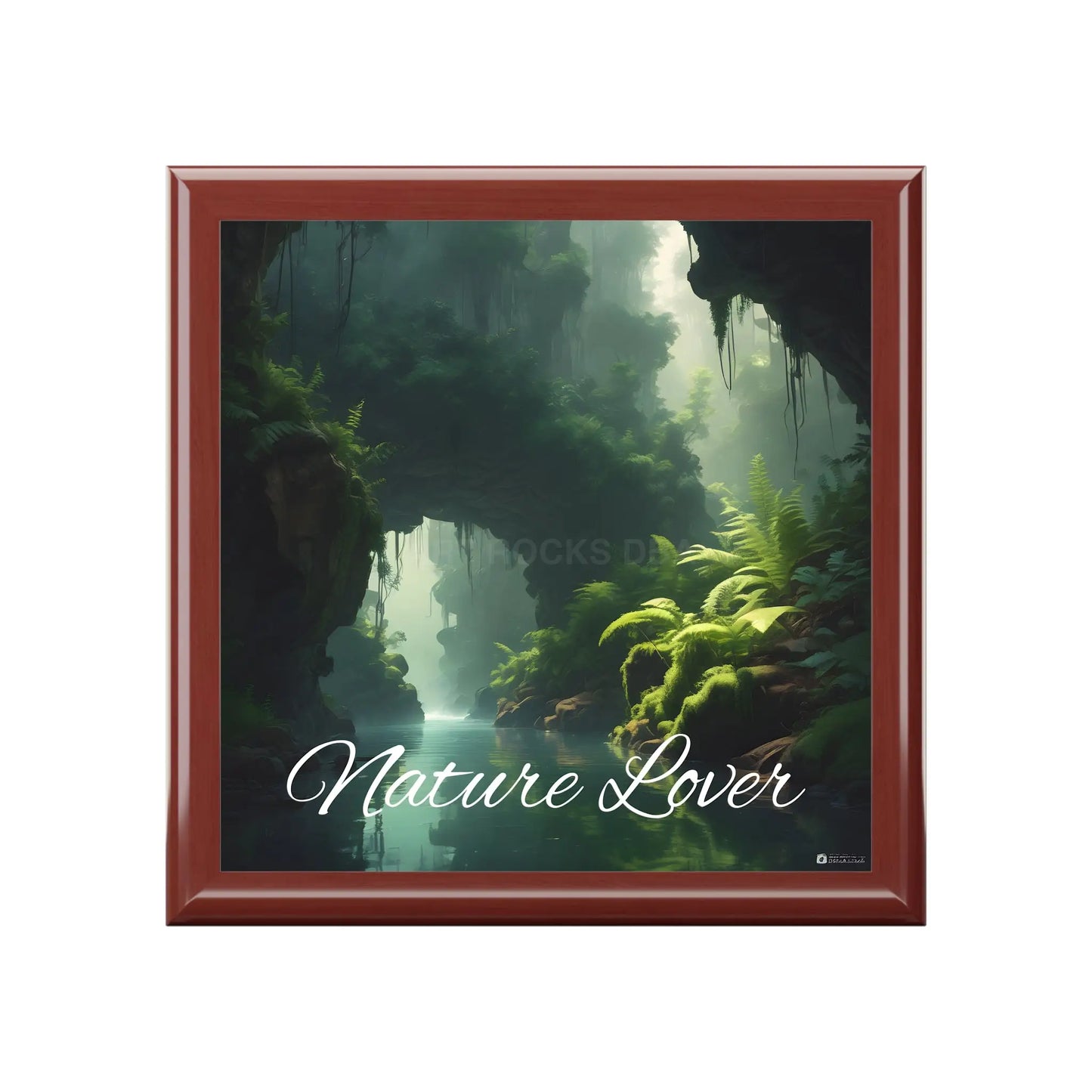 Fern River Jewelry Box - Red Mahogany / One size - Home Decor