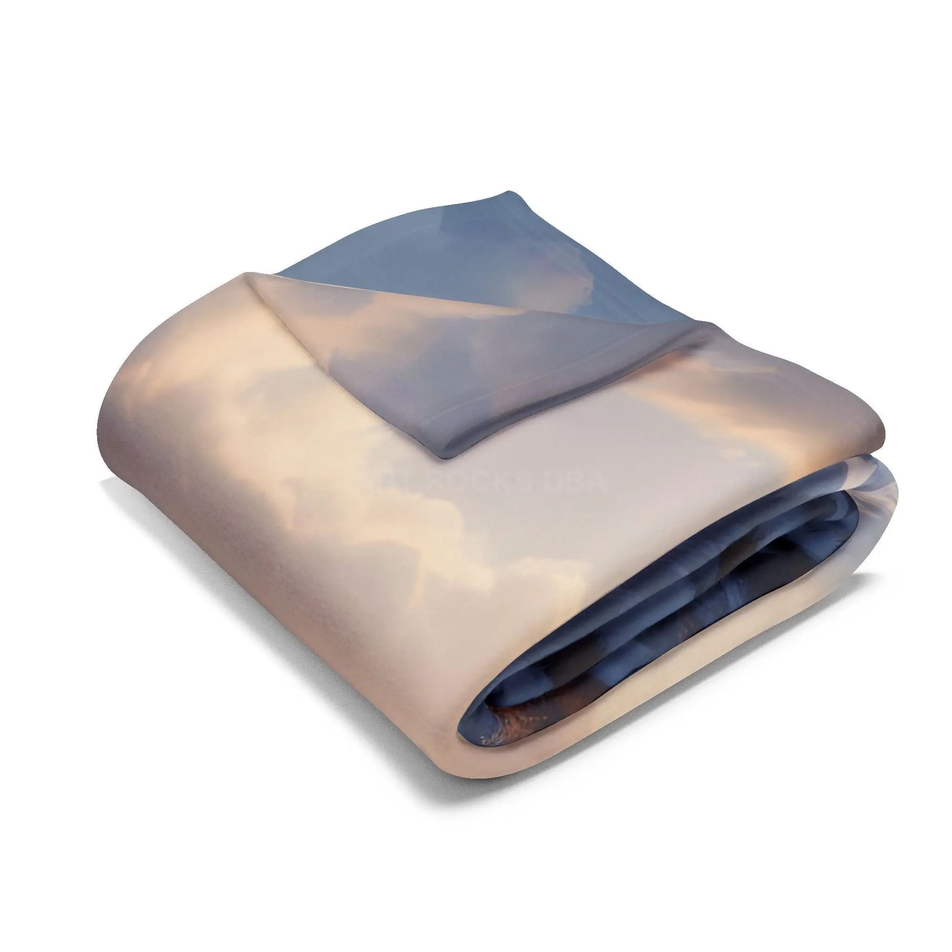 Fleece Blanket Winter Snow Meadow in the Mountains - Cozy Home Decor - Home Decor