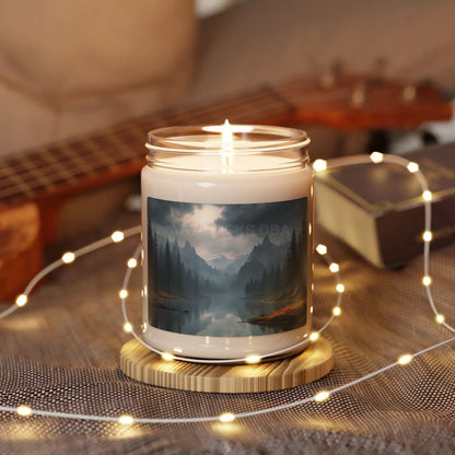 Foggy Lake Scented Soy Candle - Perfect for Home Décor Relaxation Gifts Aromatherapy Birthdays or Holidays - Home Decor