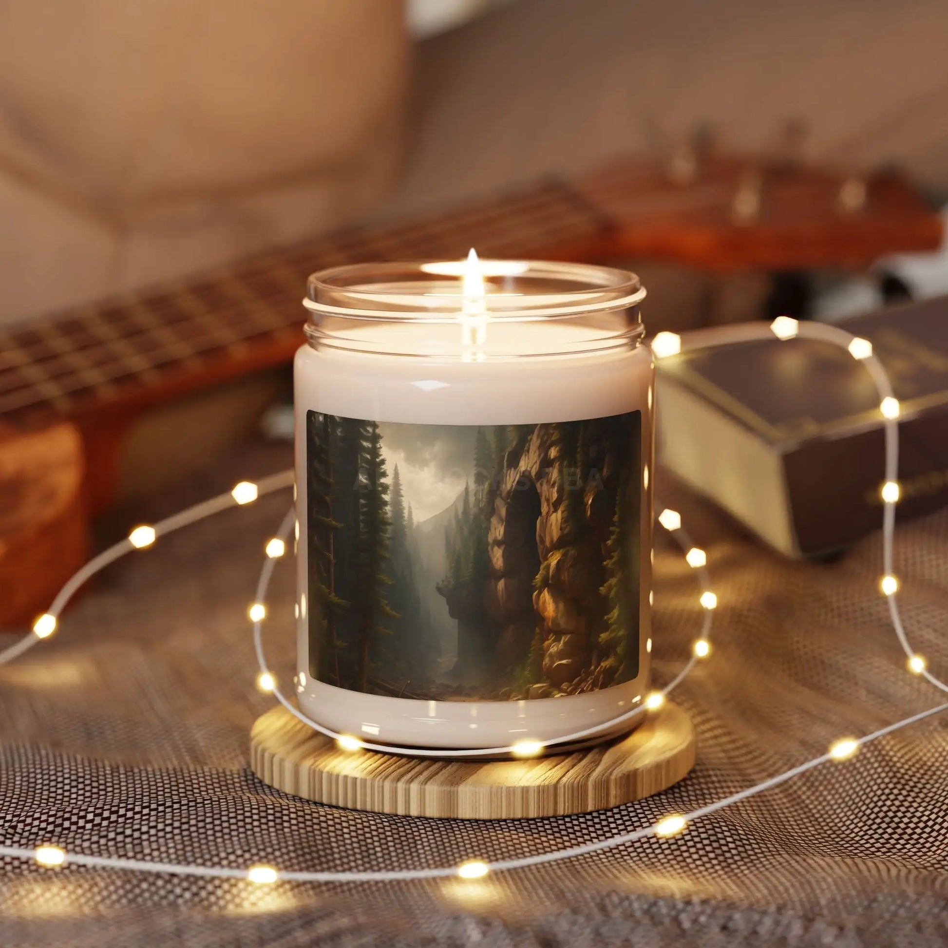 Forest Secret Tunnel Scented Soy Candle | Stress Relief Home Decor Perfect Gift for Nature Lovers Relaxation