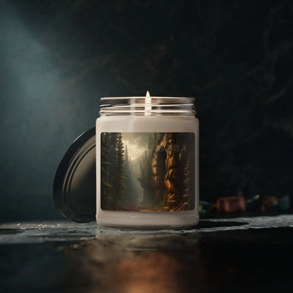 Forest Secret Tunnel Scented Soy Candle | Stress Relief Home Decor Perfect Gift for Nature Lovers Relaxation