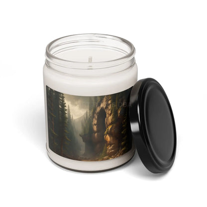 Forest Secret Tunnel Scented Soy Candle | Stress Relief Home Decor Perfect Gift for Nature Lovers Relaxation