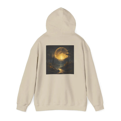 Full Moon Forest Hoodie - Cozy Unisex Heavy Blend™ Sweatshirt for Artists Perfect Gift for Art Lovers Festival Wear