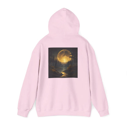 Full Moon Forest Hoodie - Cozy Unisex Heavy Blend™ Sweatshirt for Artists Perfect Gift for Art Lovers Festival Wear