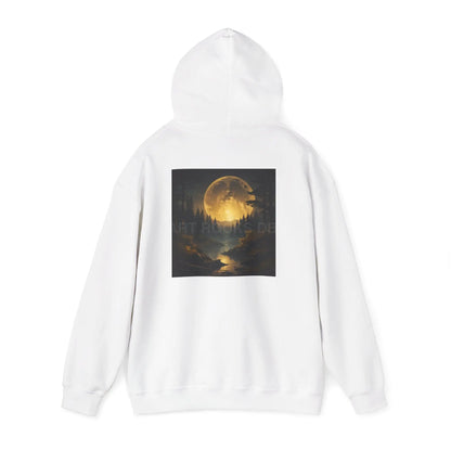 Full Moon Forest Hoodie - Cozy Unisex Heavy Blend™ Sweatshirt for Artists Perfect Gift for Art Lovers Festival Wear