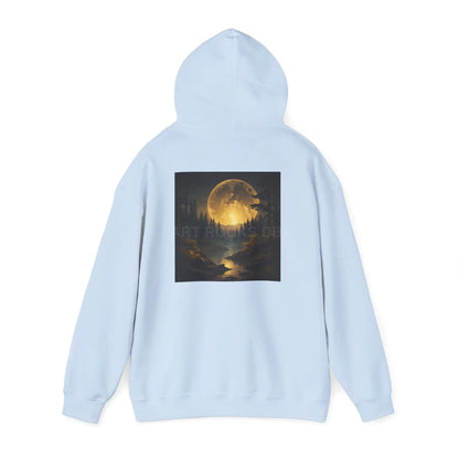 Full Moon Forest Hoodie - Cozy Unisex Heavy Blend™ Sweatshirt for Artists Perfect Gift for Art Lovers Festival Wear