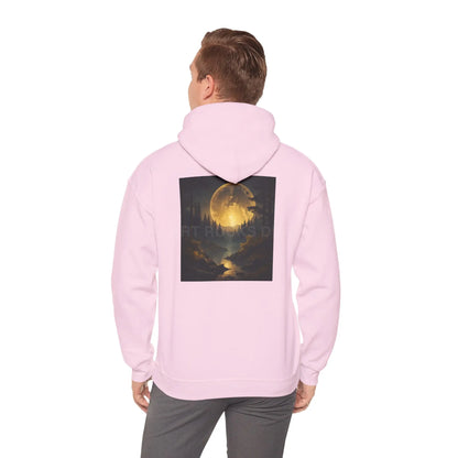 Full Moon Forest Hoodie - Cozy Unisex Heavy Blend™ Sweatshirt for Artists Perfect Gift for Art Lovers Festival Wear