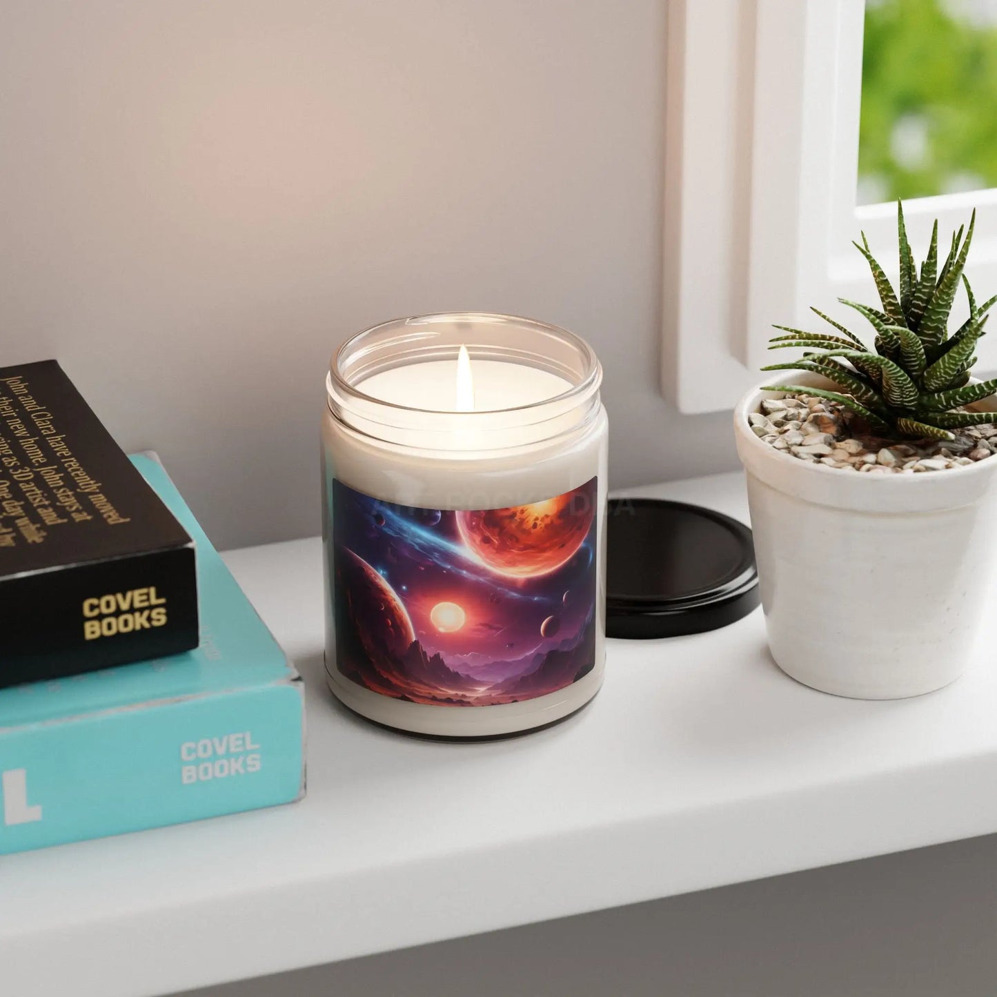 Galactic Scented Soy Candle Aromatherapy Candle Space Decor Eco-Friendly Gift Unique Home Fragrance Relaxation Candle