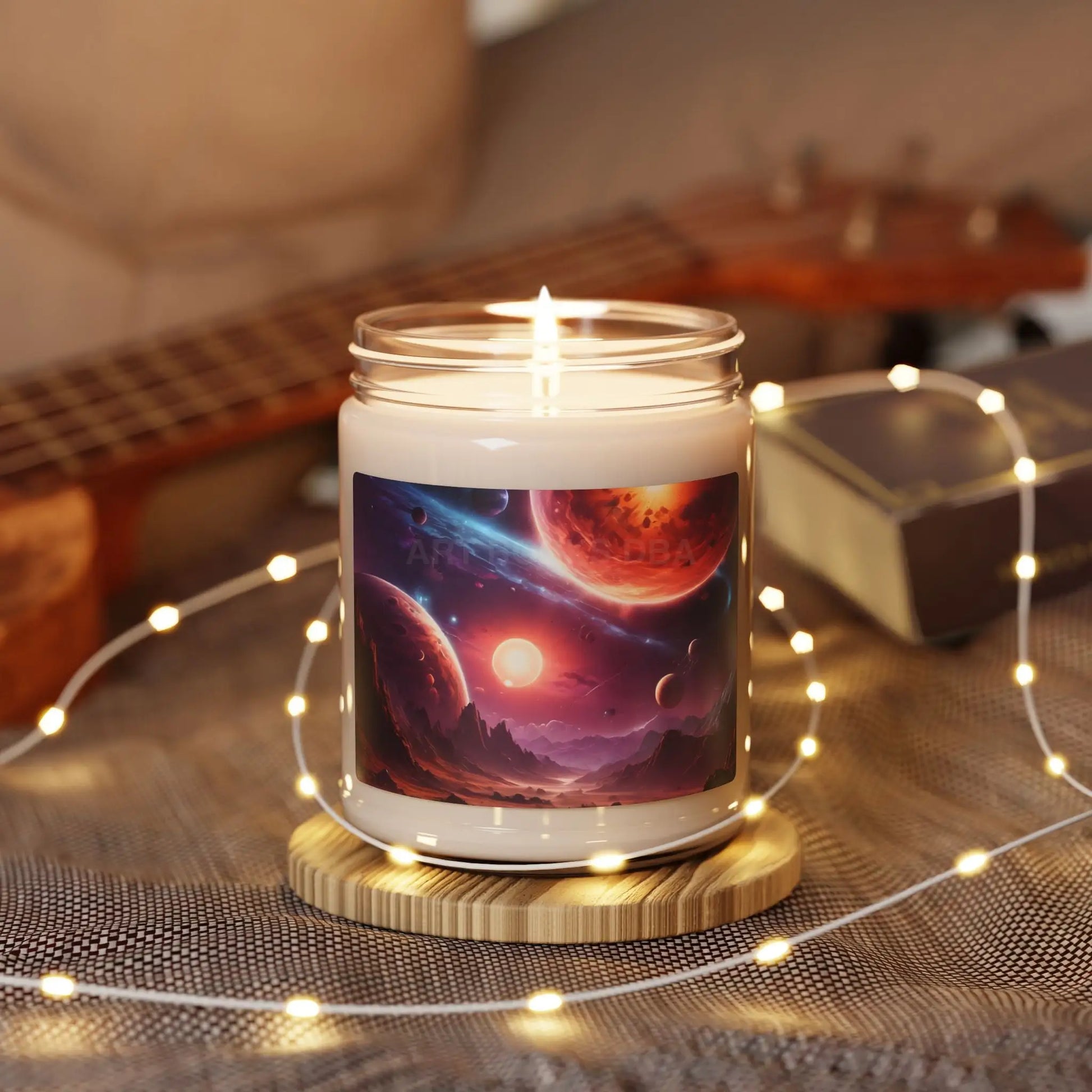 Galactic Scented Soy Candle Aromatherapy Candle Space Decor Eco-Friendly Gift Unique Home Fragrance Relaxation Candle