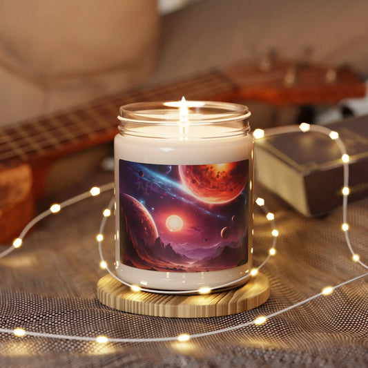 Galactic Scented Soy Candle Aromatherapy Candle Space Decor Eco-Friendly Gift Unique Home Fragrance Relaxation Candle