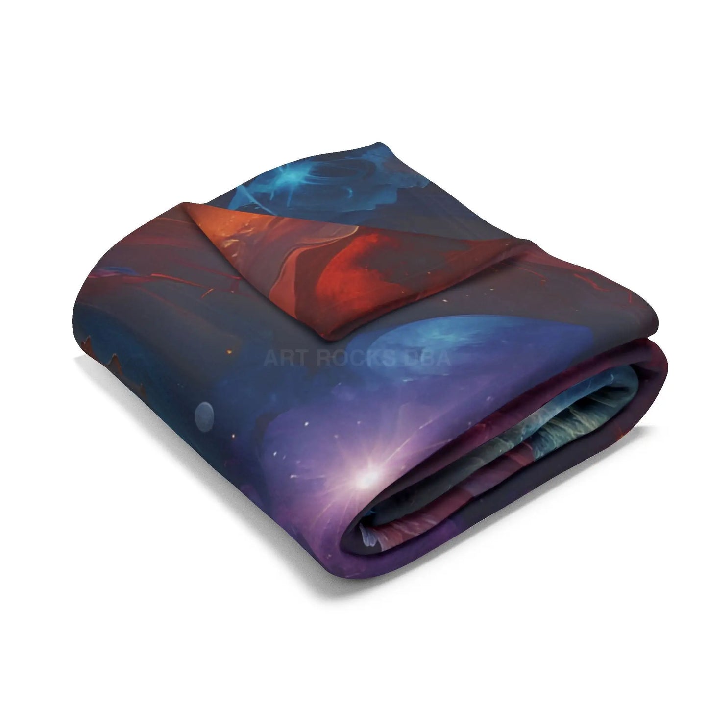 Galactic Swirl Fleece Blanket | Cozy Space-Themed Throw for Home Décor Astronomy Lovers Gift Stargazing Cozy Nights