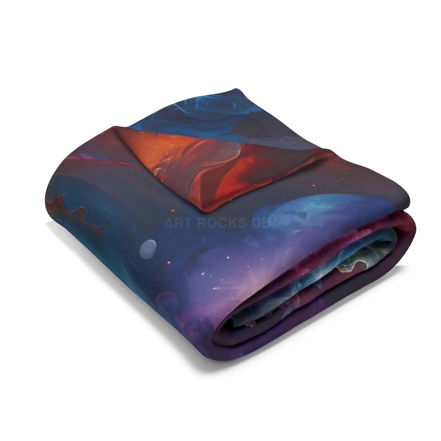 Galactic Swirl Fleece Blanket | Cozy Space-Themed Throw for Home Décor Astronomy Lovers Gift Stargazing Cozy Nights