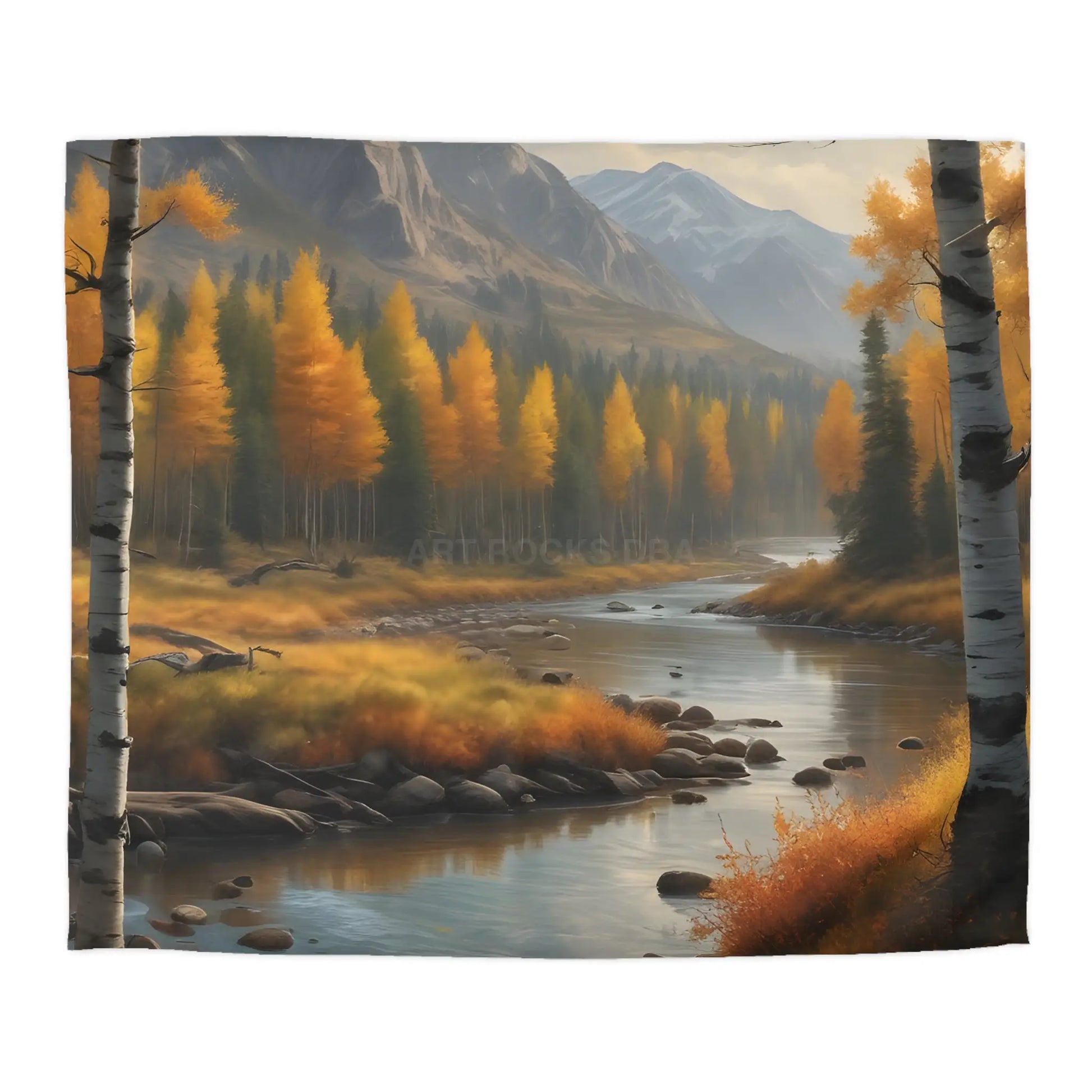 Golden Autumn Microfiber Duvet Cover Autumn Bedroom Decor Landscape Bedding Cozy Home Textile Fall Decor Gift