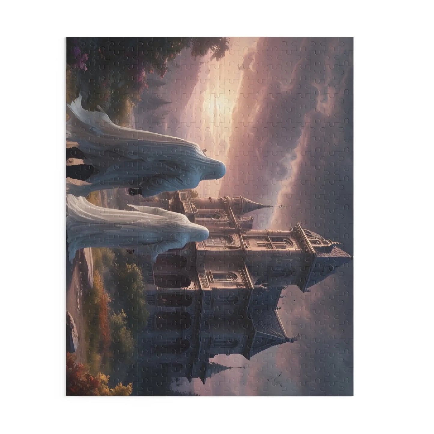 Gothic Manor Puzzle — 120/252/500-Piece Haunted Castle Jigsaw - Puzzle