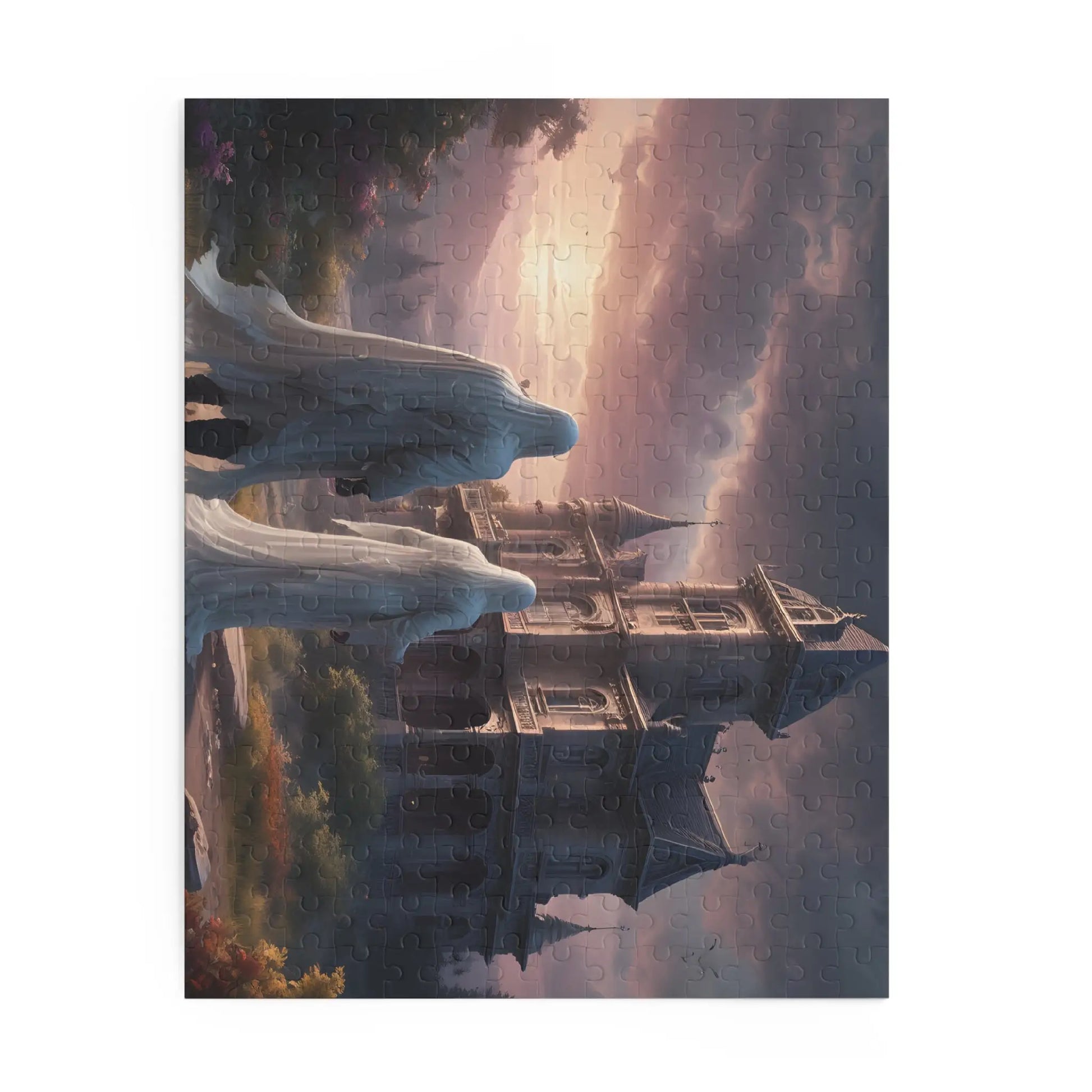 Gothic Manor Puzzle — 120/252/500-Piece Haunted Castle Jigsaw - Puzzle