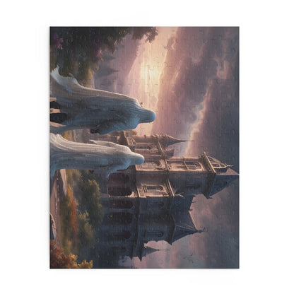 Gothic Manor Puzzle — 120/252/500-Piece Haunted Castle Jigsaw - Puzzle