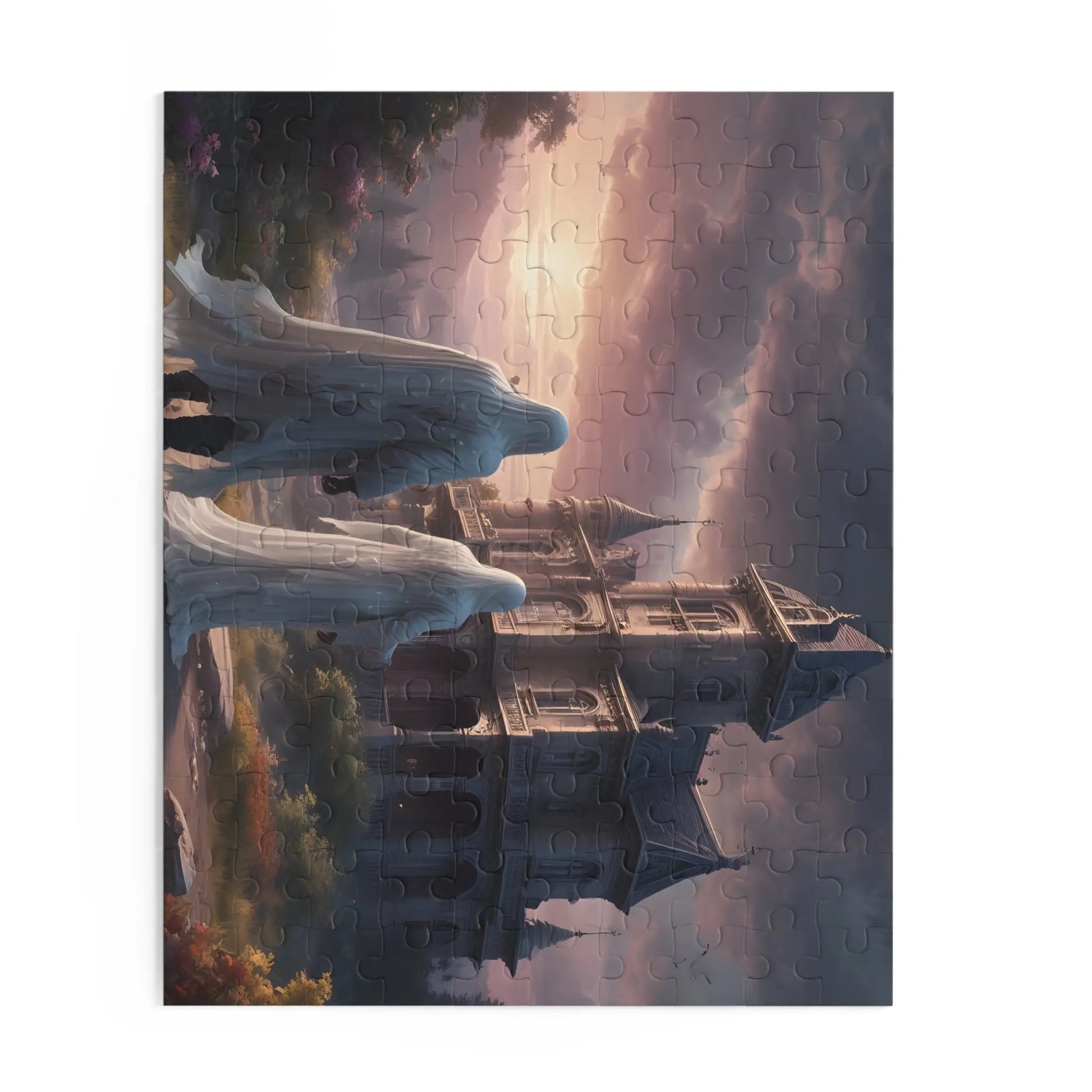 Gothic Manor Puzzle — 120/252/500-Piece Haunted Castle Jigsaw - Puzzle