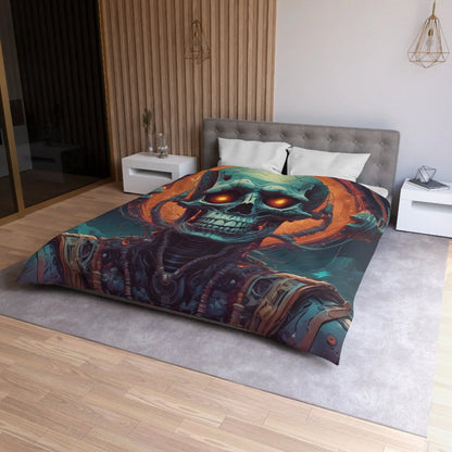Gothic Sci-Fi Microfiber Duvet Cover - Perfect for Bedroom Decor Halloween Home Styling Cozy Sleep - Home Decor