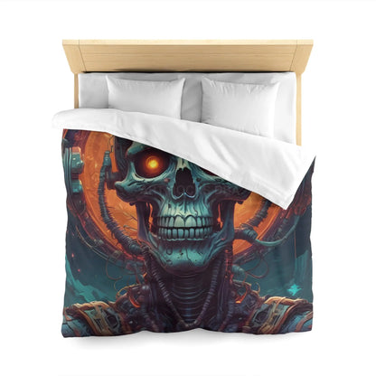 Gothic Sci-Fi Microfiber Duvet Cover - Perfect for Bedroom Decor Halloween Home Styling Cozy Sleep - Home Decor