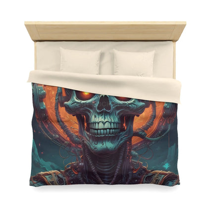 Gothic Sci-Fi Microfiber Duvet Cover - Perfect for Bedroom Decor Halloween Home Styling Cozy Sleep - Home Decor