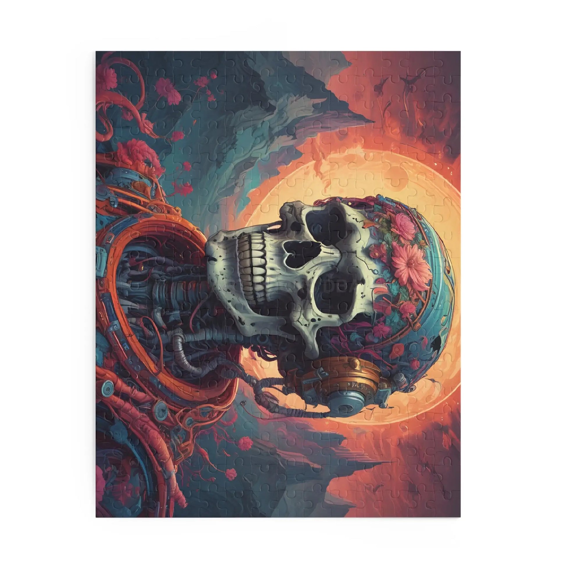 Gothic Skull Jigsaw Puzzle — 120/252/500-Piece - Puzzle