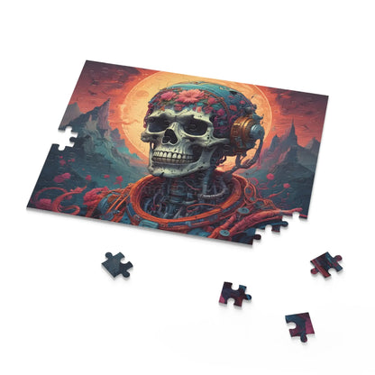 Gothic Skull Jigsaw Puzzle — 120/252/500-Piece - Puzzle