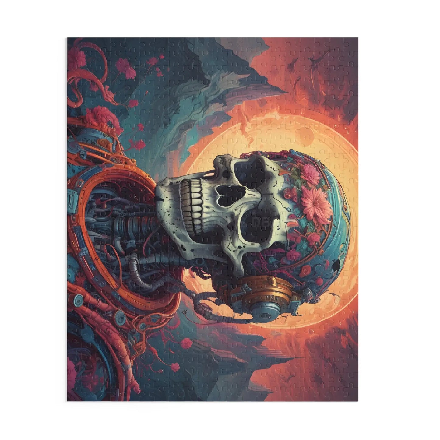 Gothic Skull Jigsaw Puzzle — 120/252/500-Piece - Puzzle