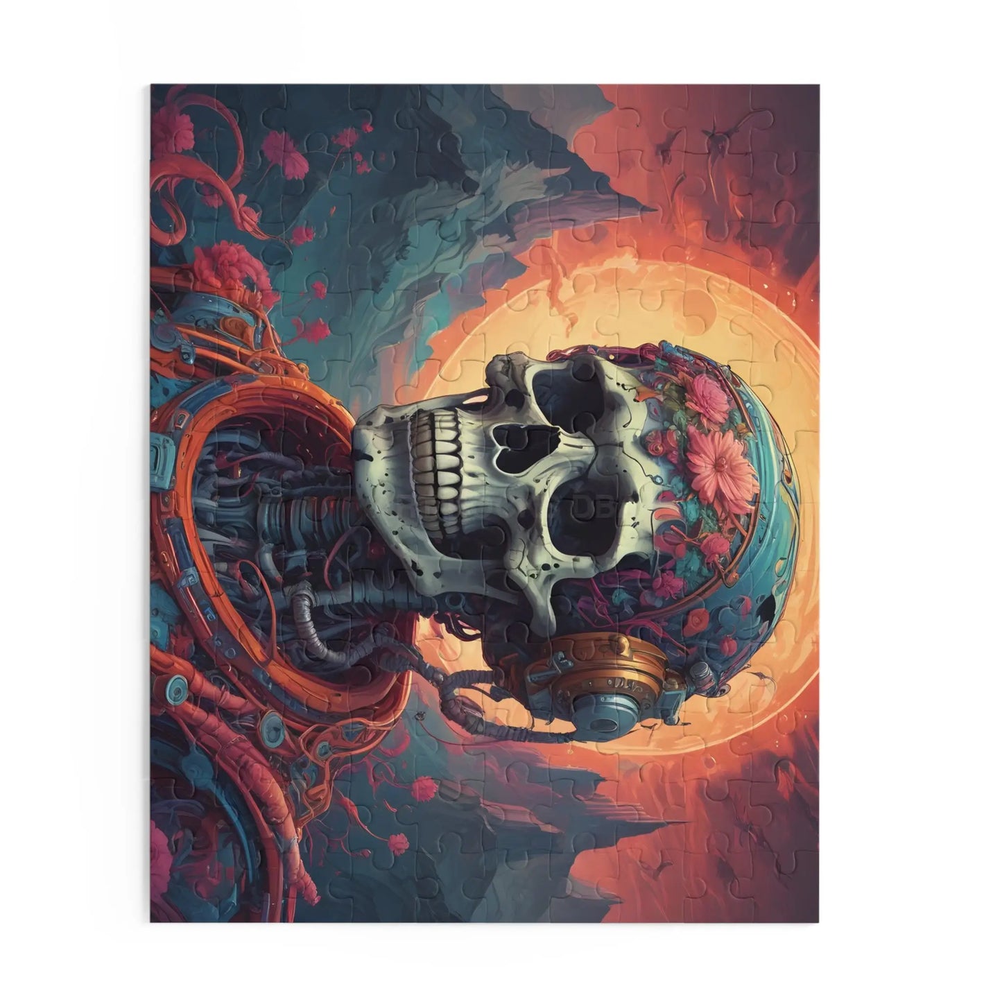 Gothic Skull Jigsaw Puzzle — 120/252/500-Piece - Puzzle