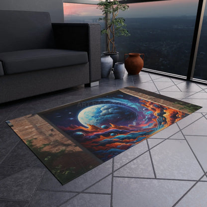 Graffiti Wall Outdoor Rug Camping Mat Patio Decor Garden Area Rug Boho Home Decor Summer Vibes - Home Decor