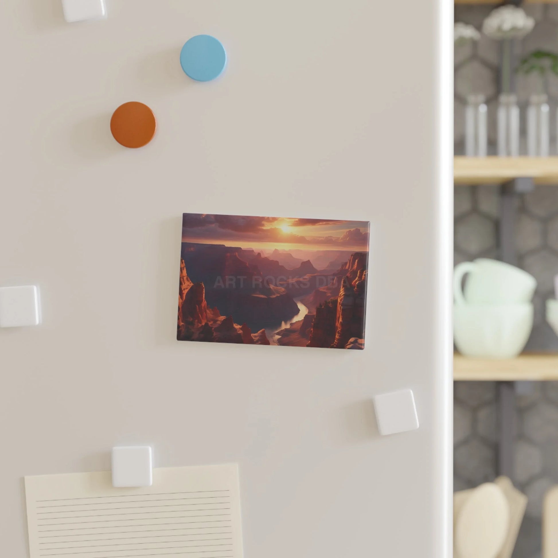 Grand Canyon Magnets Nature Décor Scenic Souvenir Home & Office Gifts Travel Keepsakes Eco-Friendly Decor - 1 pc / 2’’