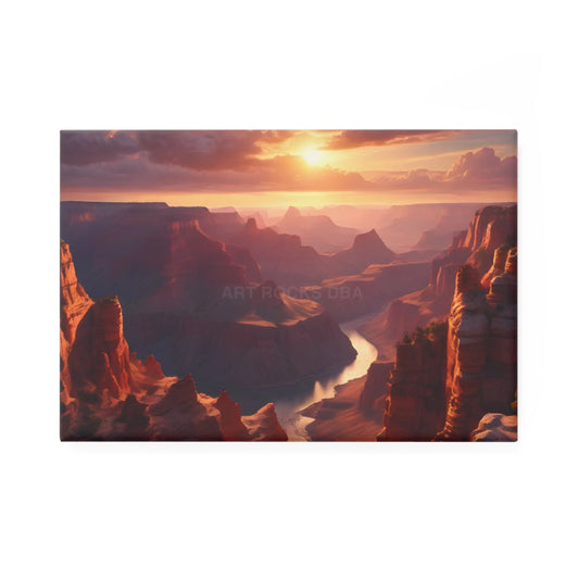 Grand Canyon Magnets Nature Décor Scenic Souvenir Home & Office Gifts Travel Keepsakes Eco-Friendly Decor - 1 pc / 2’’