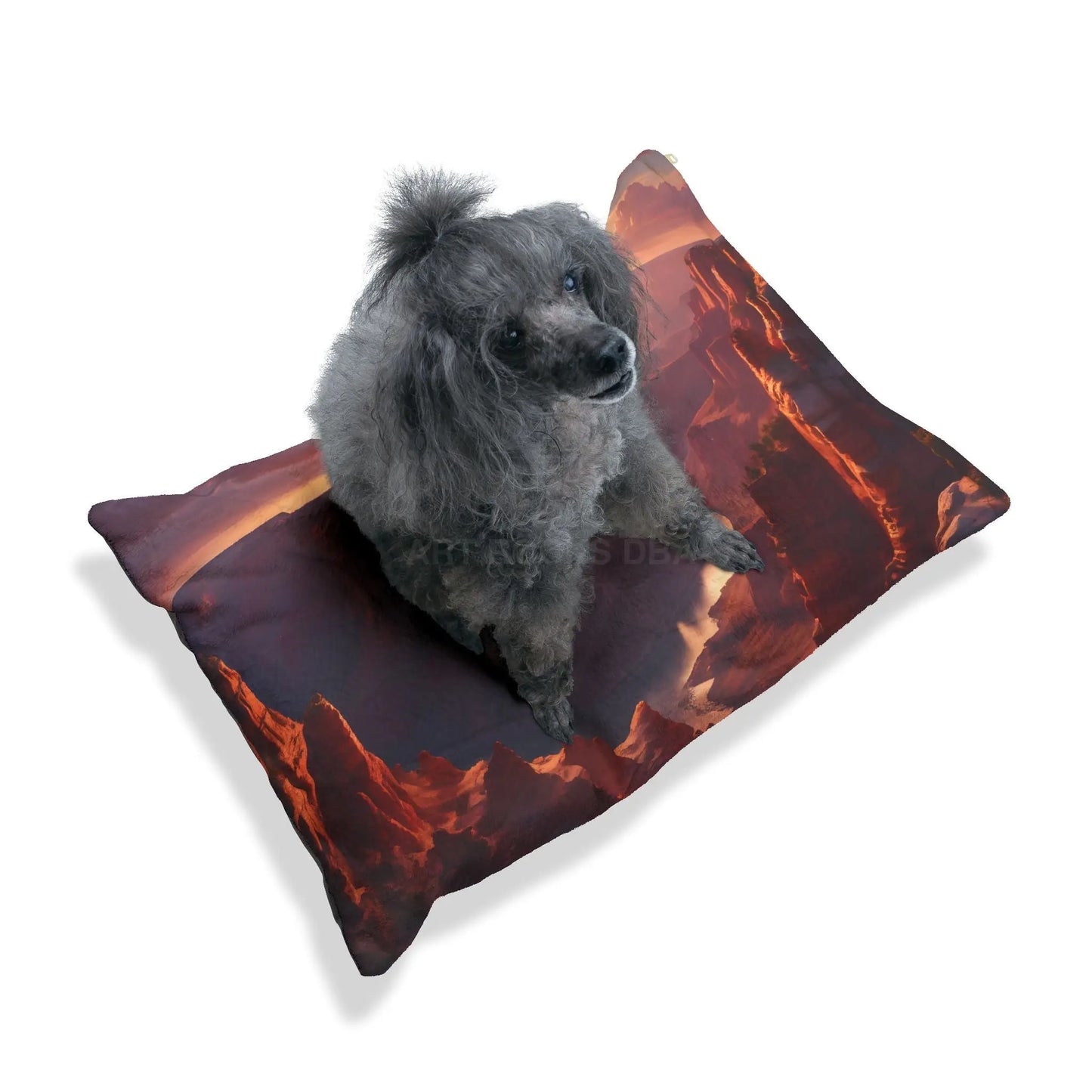 Grand Canyon Sunset Pet Bed — Scenic Canyon Landscape Dog & Cat Pillow - Pets