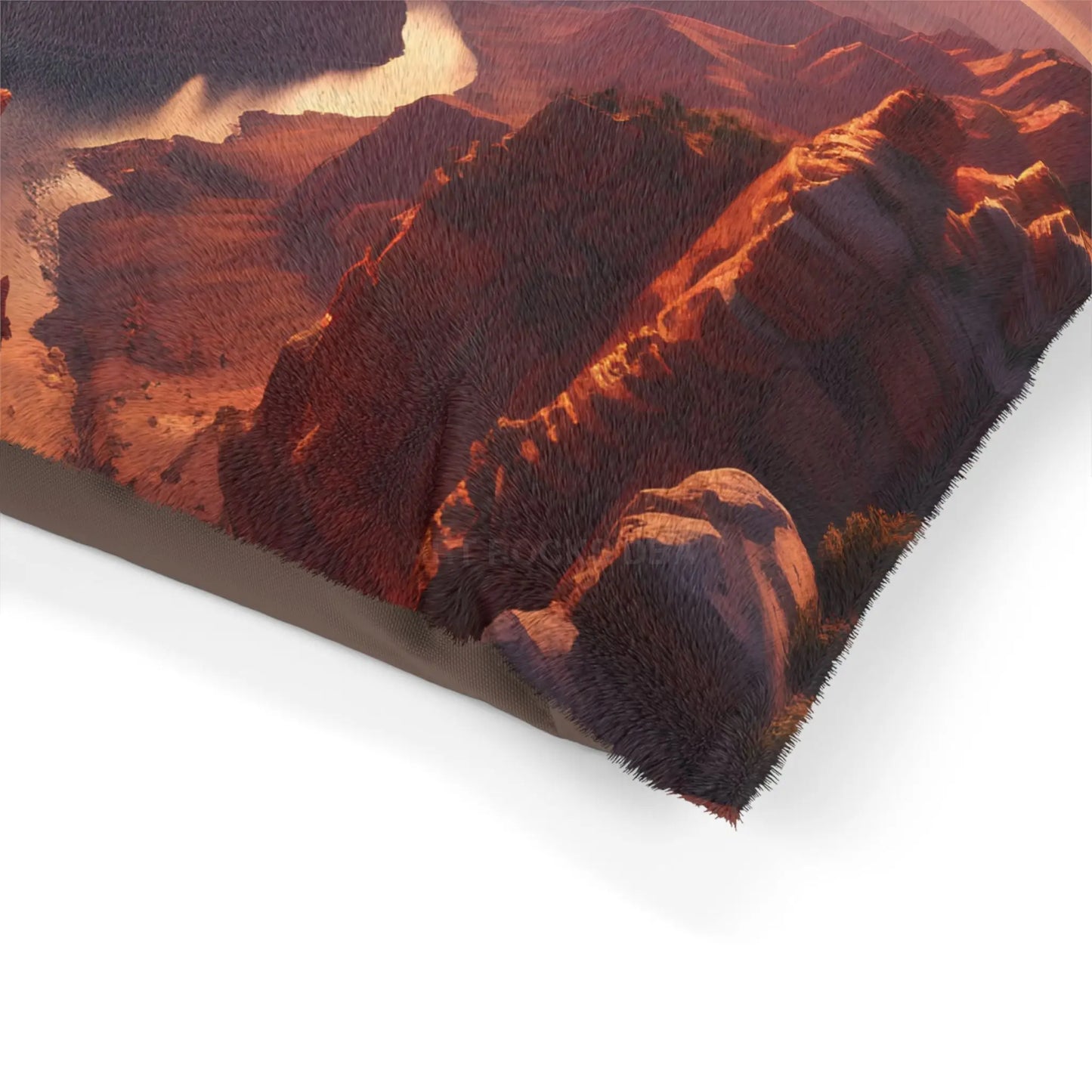 Grand Canyon Sunset Pet Bed — Scenic Canyon Landscape Dog & Cat Pillow - Pets