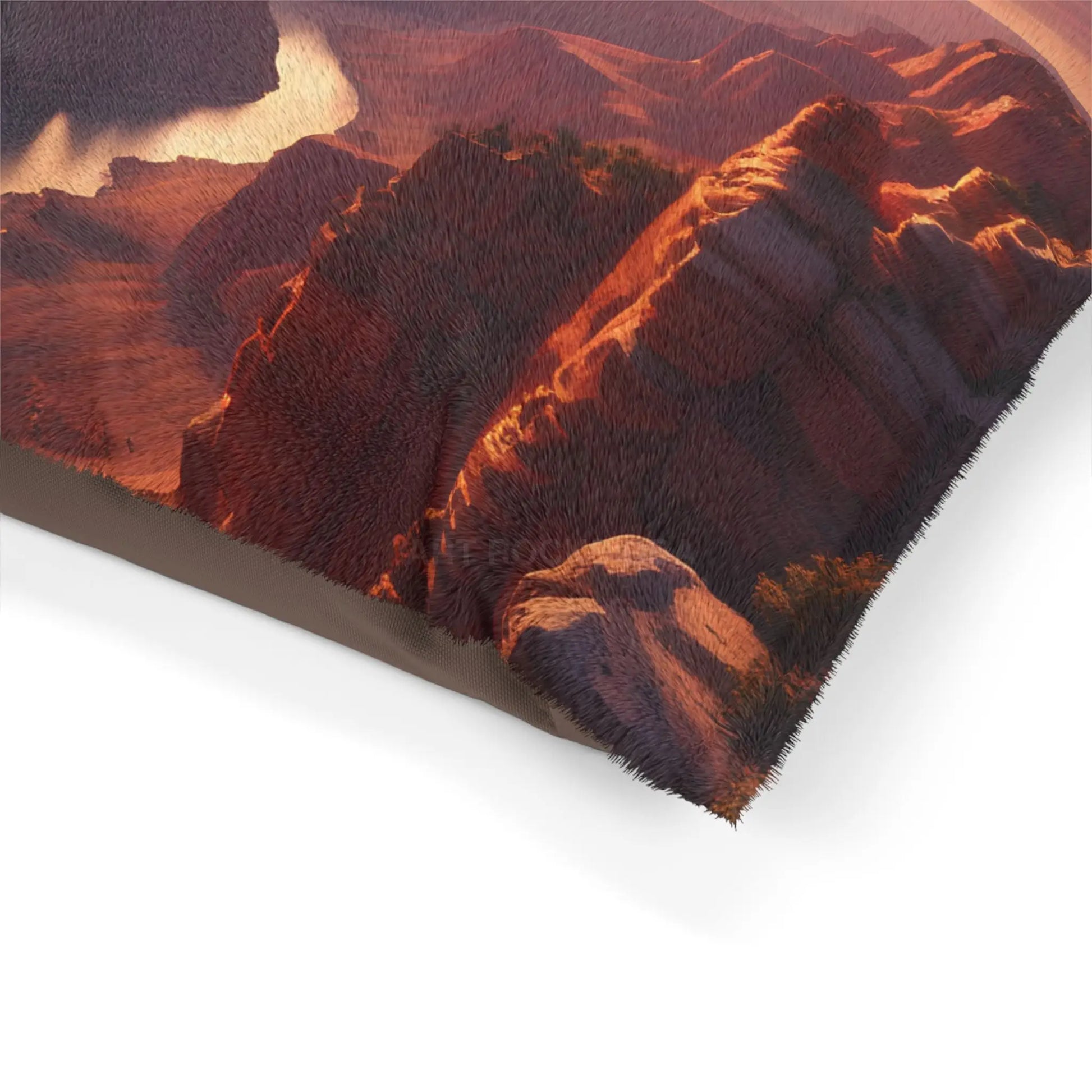 Grand Canyon Sunset Pet Bed — Scenic Canyon Landscape Dog & Cat Pillow - Pets