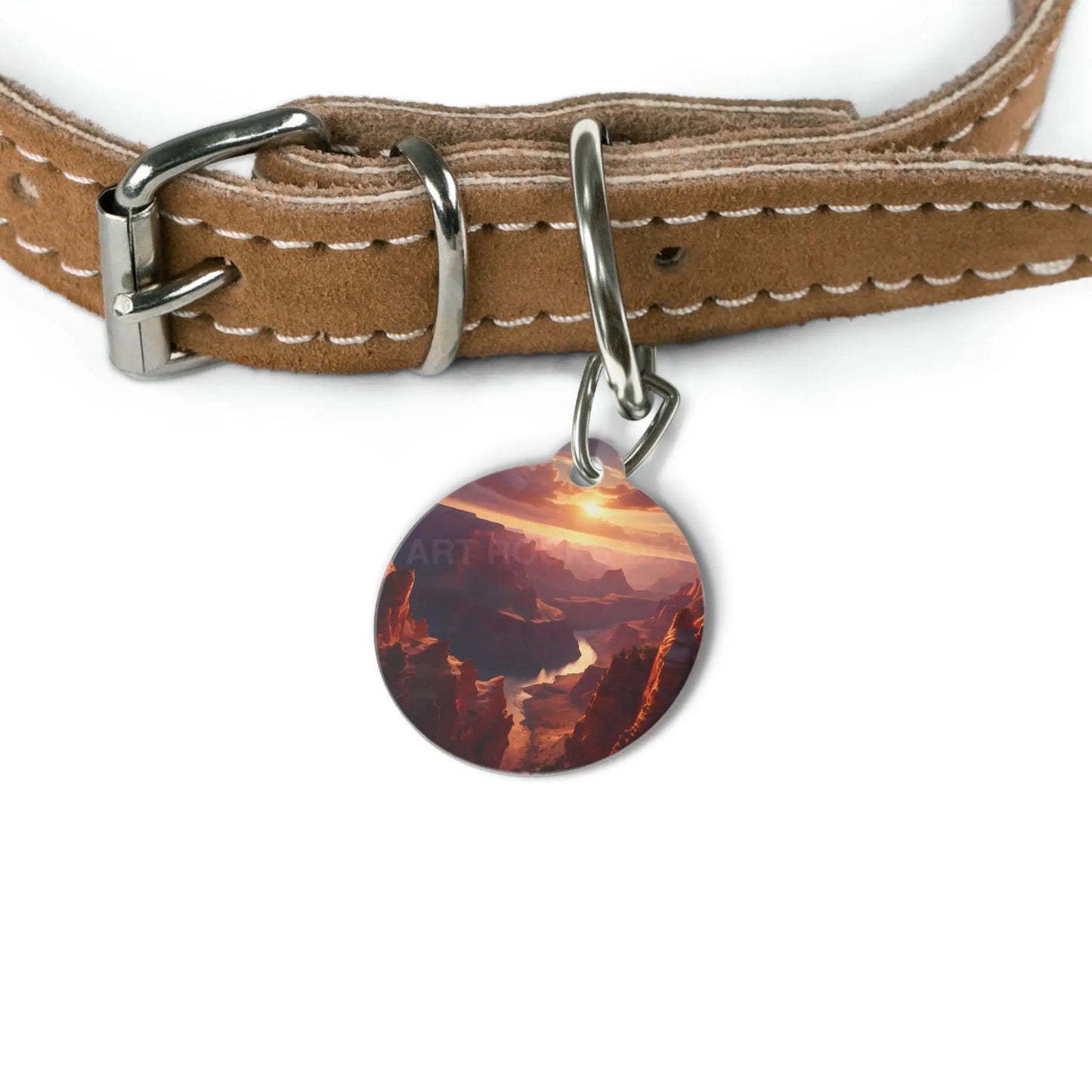 Grand Canyon Sunset Pet Tag — Scenic Landscape Dog & Cat ID Tag - 1’’ - Pets