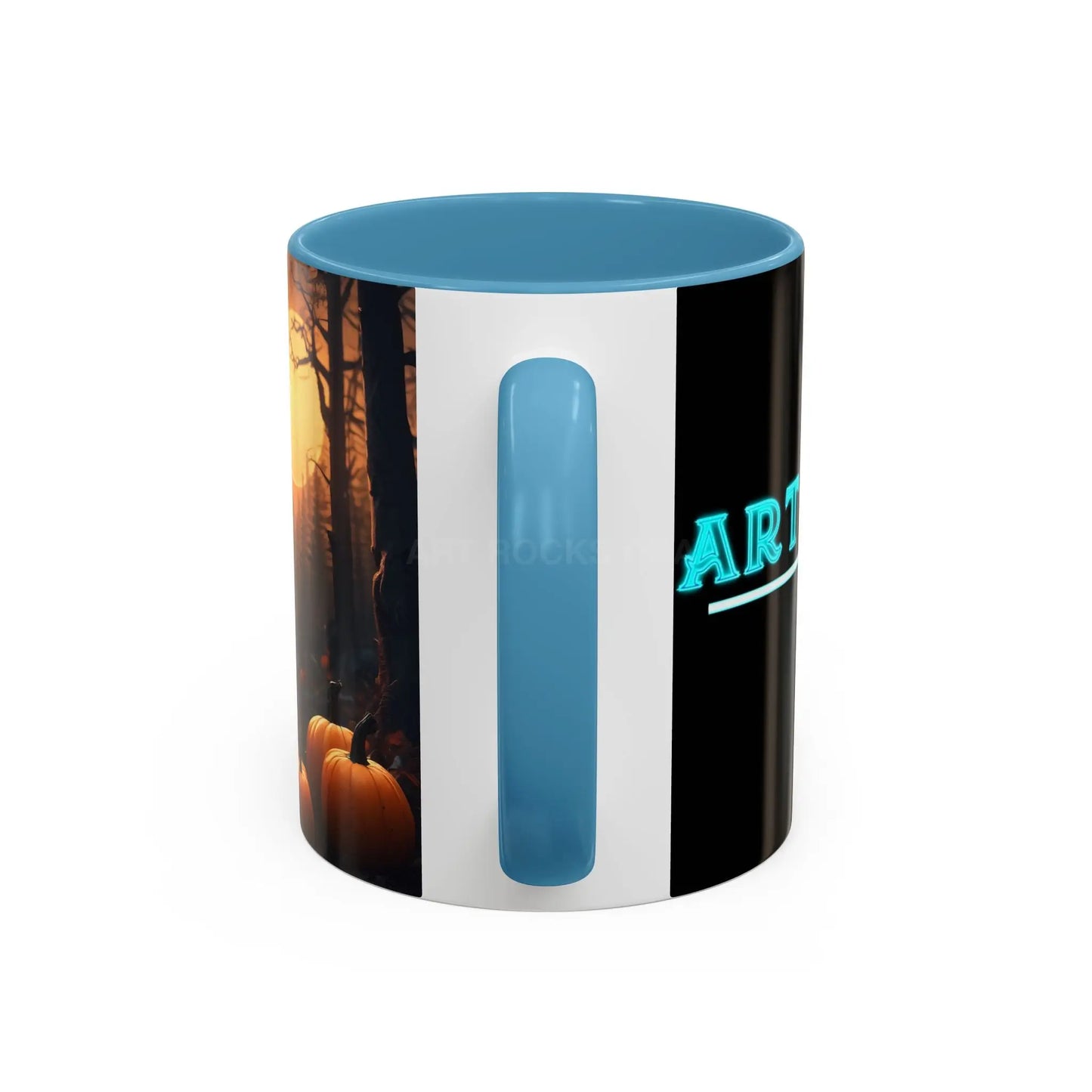 Halloween Owl Coffee Mug — Spooky Pumpkin Forest Accent Mug (11/15oz) - Mug