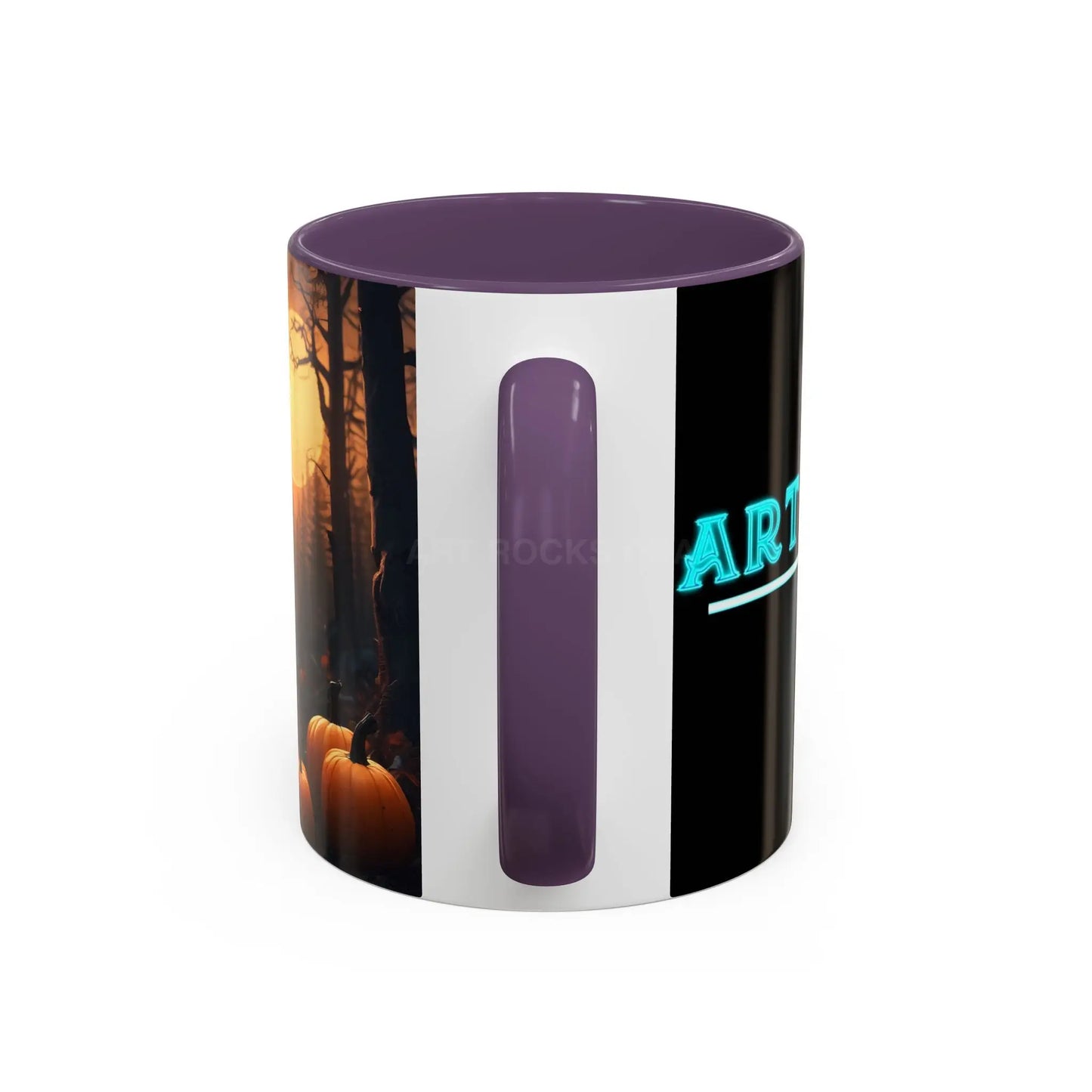 Halloween Owl Coffee Mug — Spooky Pumpkin Forest Accent Mug (11/15oz) - Mug